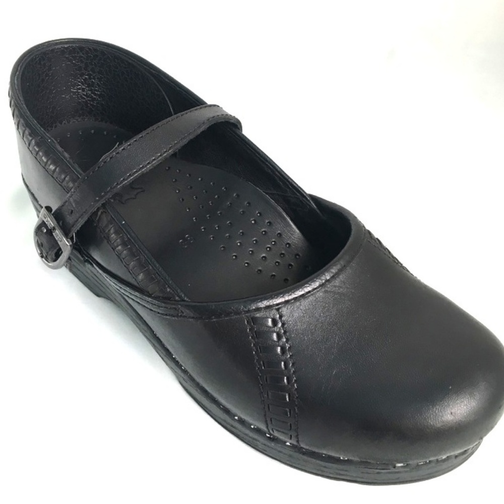 Dansko Black Mary Jane Clogs